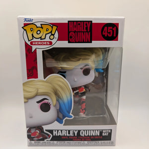 DC Comics - Harley Quinn with Bat Pop! Vinyl Figure #451 Funko FRENLY BRICKS - Open 7 Days