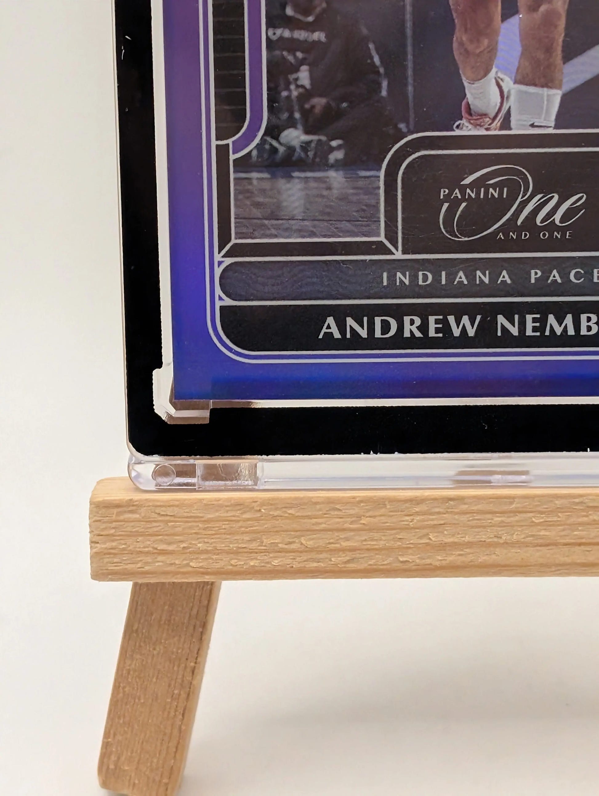 Andrew Nembhard 2022-23 Panini One And One /25 Purple RC Pacers #134 FRENLY BRICKS - Open 7 Days image 4