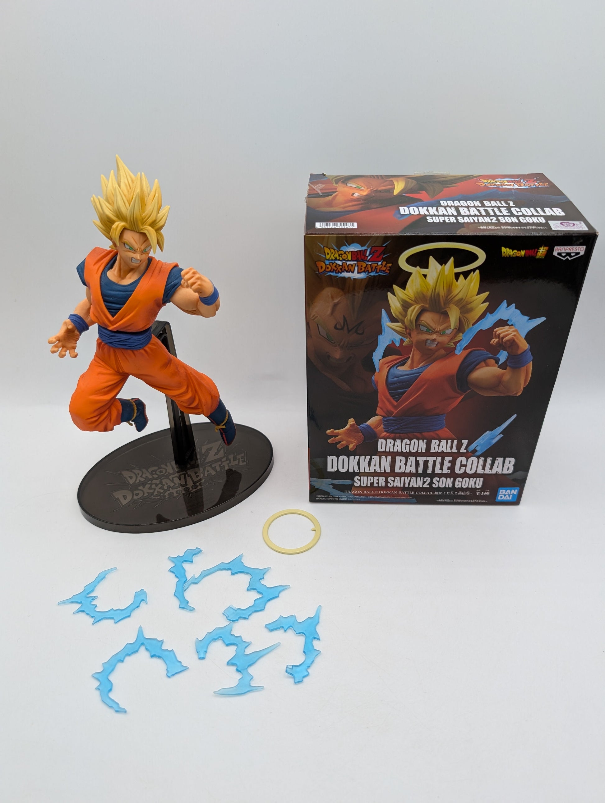 Banpresto Dragon Ball Z Super Saiyan 2 Son Goku Dokkan Battle Collab Figure FRENLY BRICKS - Open 7 Days