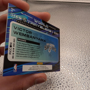 Victor Wembanyama 08/10 RC Recon World Travelers Panini FRENLY BRICKS - Open 7 Days