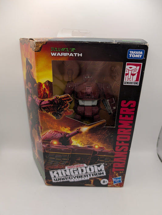 Transformers Generations WFC Kingdom Deluxe WFC-K6 Warpath Action Figure Toy FRENLY BRICKS - Open 7 Days