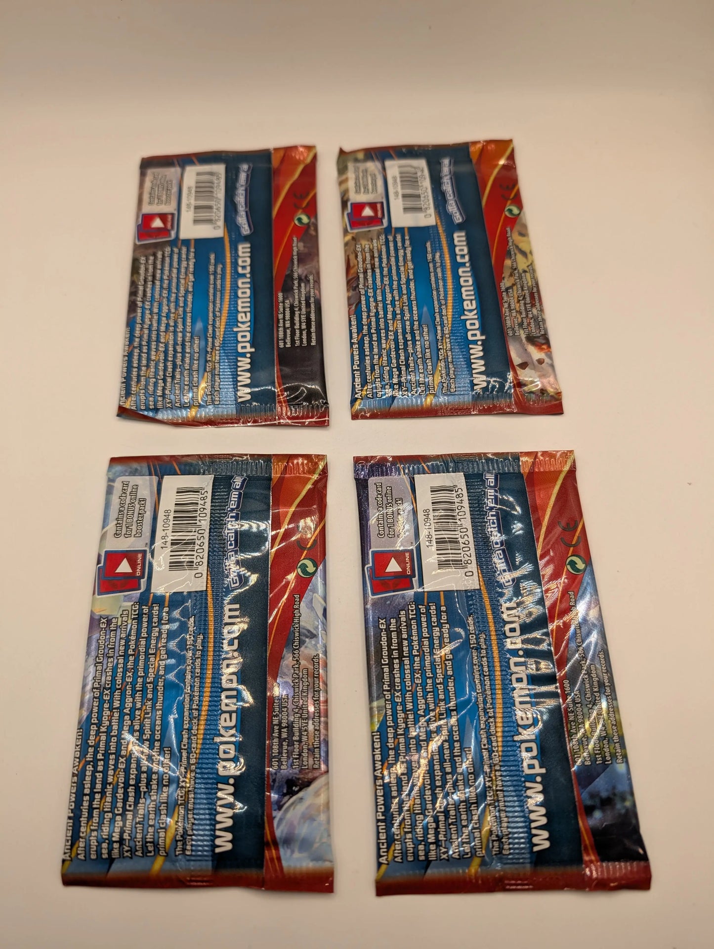 Pokémon XY Primal Clash Sealed Booster Packs Art Set FRENLY BRICKS - Open 7 Days
