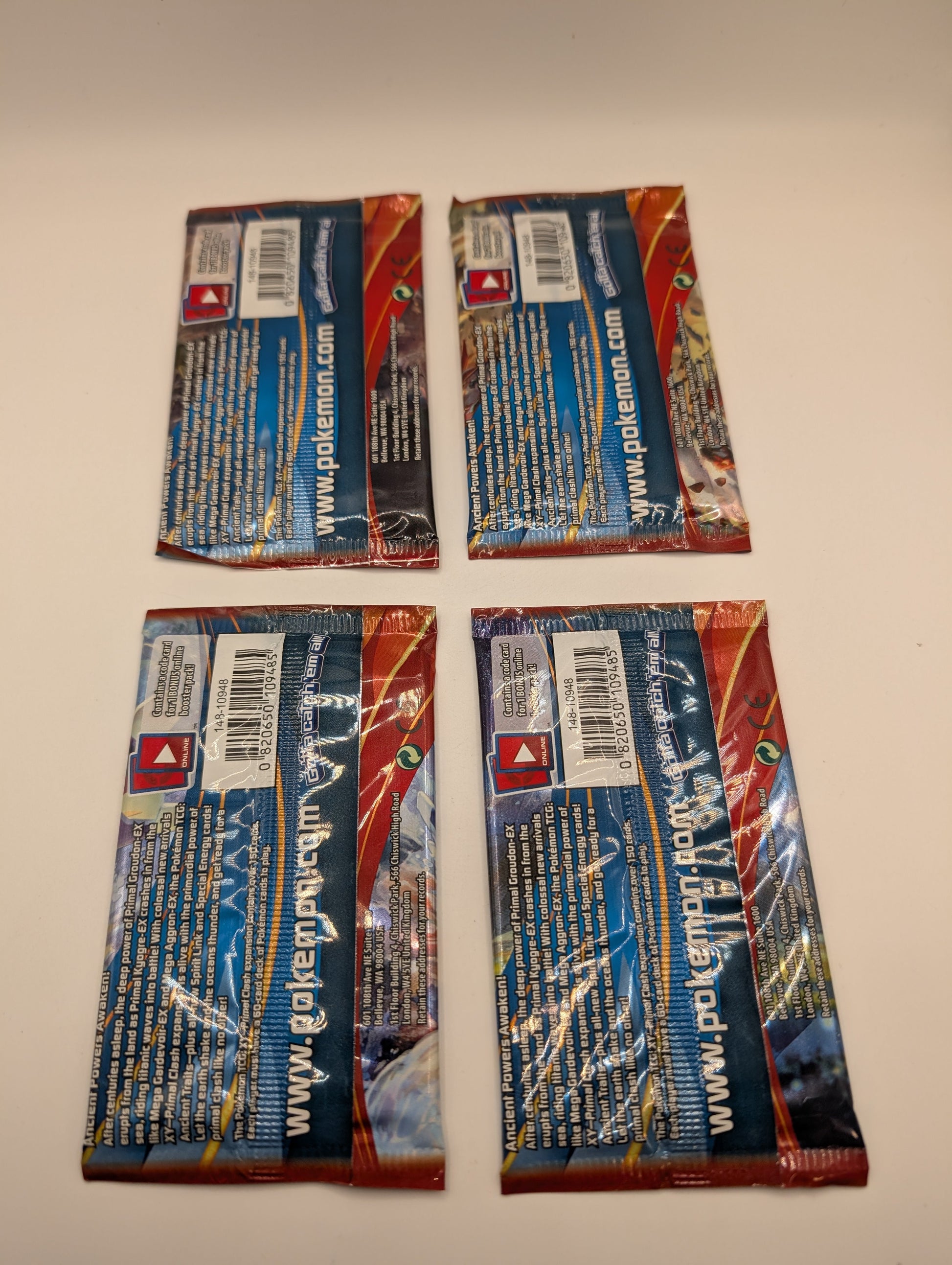 Pokémon XY Primal Clash Sealed Booster Packs Art Set FRENLY BRICKS - Open 7 Days