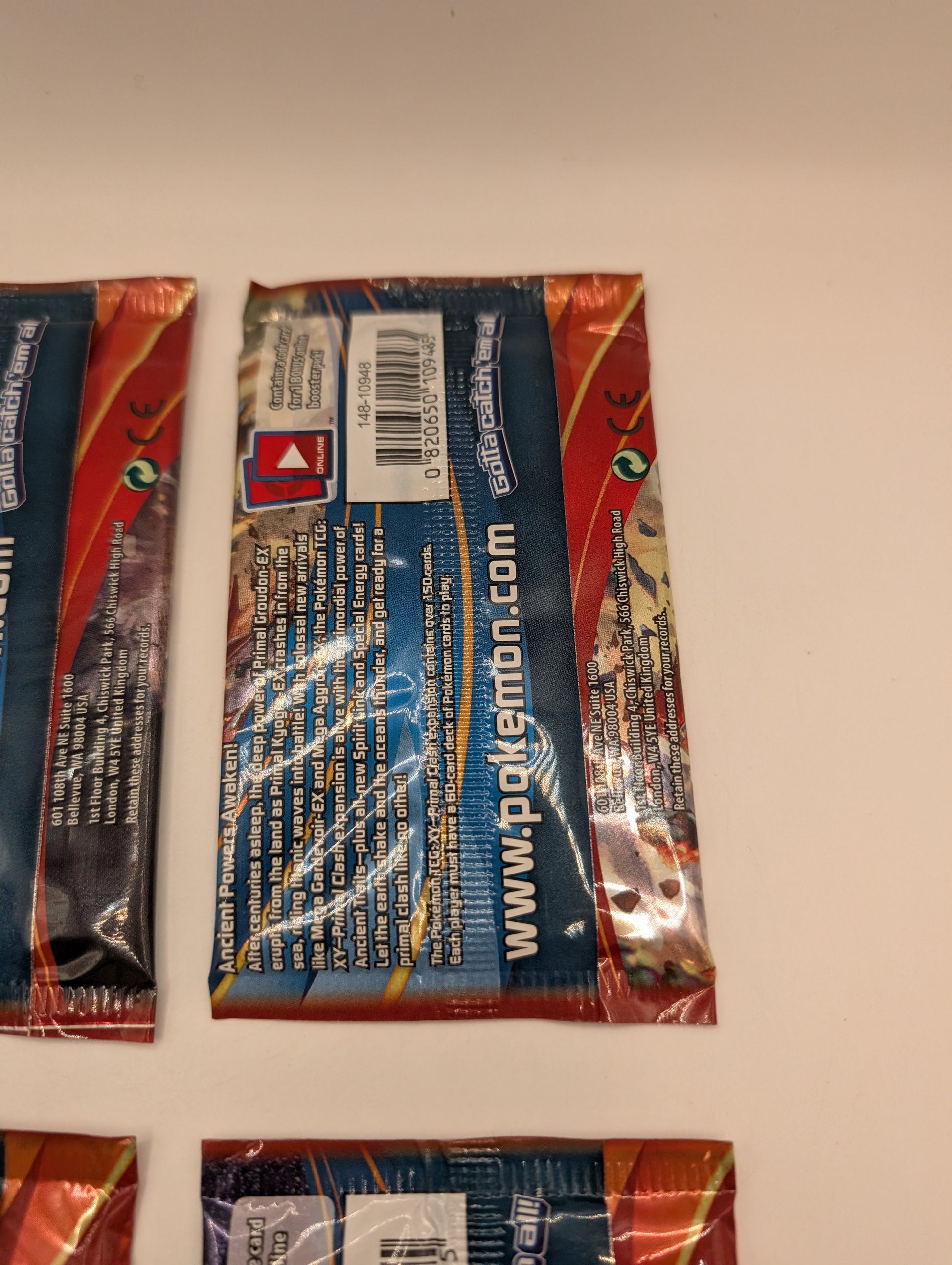 Pokémon XY Primal Clash Sealed Booster Packs Art Set FRENLY BRICKS - Open 7 Days