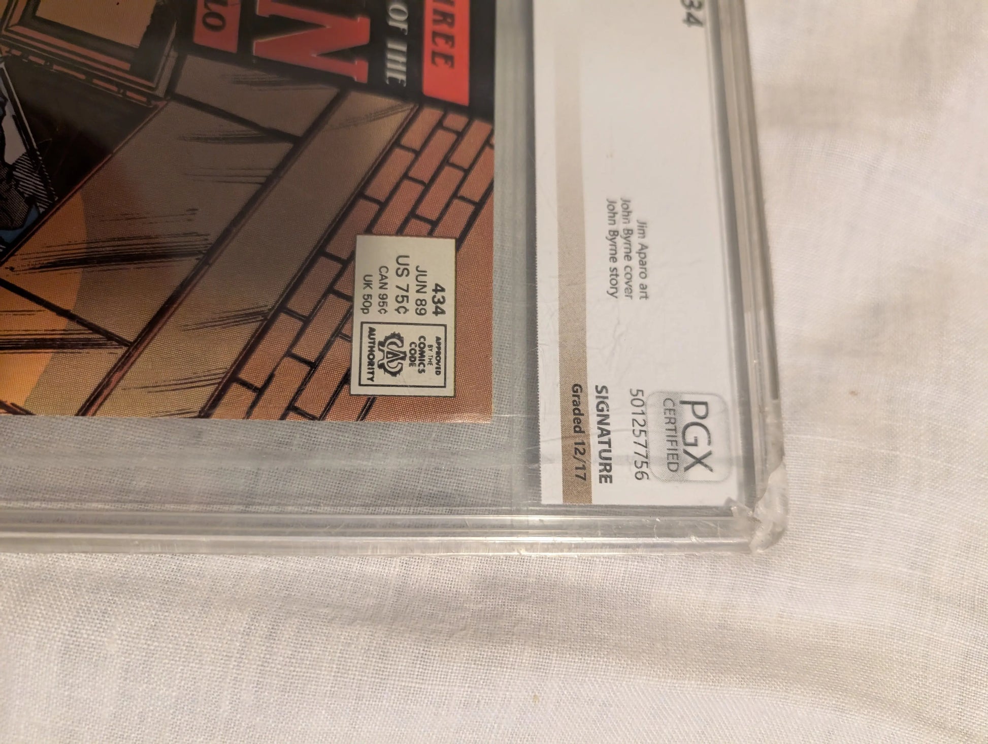 Batman #434 1989 DC pgx 9.5 BOB KANE signature auto FRENLY BRICKS - Open 7 Days