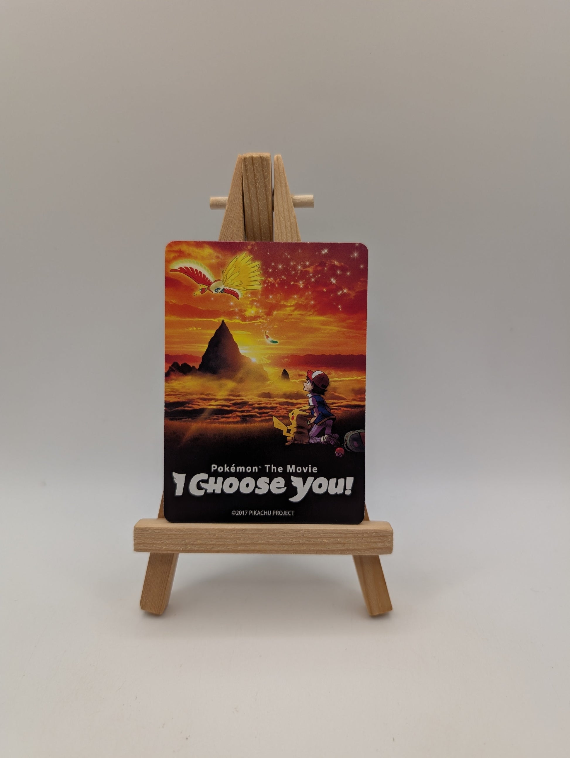 Pokemon The Movie I Choose You Card 2017 Pikachu Project FRENLY BRICKS - Open 7 Days