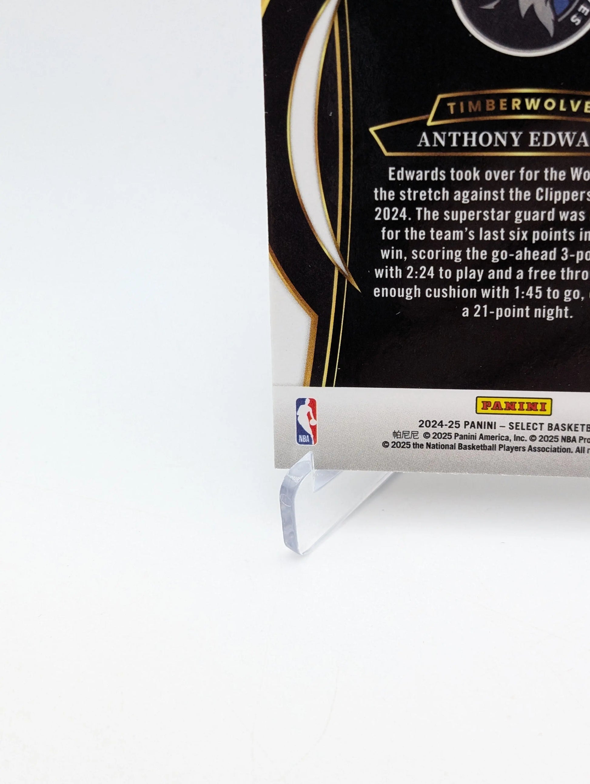 Anthony Edwards 2024-2025 Elephant Select Prizm Case Hit Concourse FRENLY BRICKS - Open 7 Days