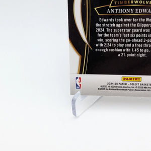 Anthony Edwards 2024-2025 Elephant Select Prizm Case Hit Concourse FRENLY BRICKS - Open 7 Days