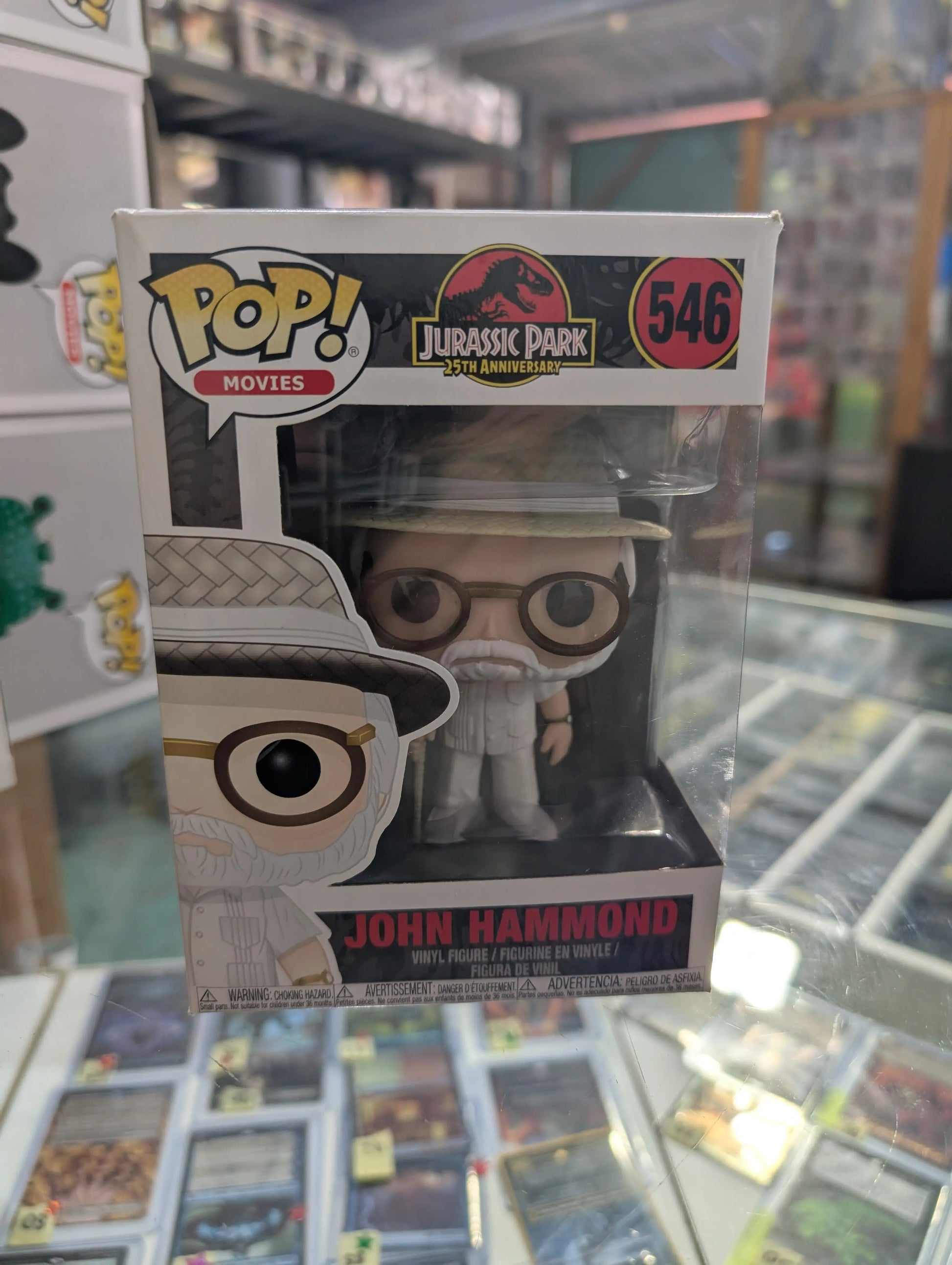 Funko POP! Movies Jurassic Park John Hammond #546 Vinyl Figure FRENLY BRICKS - Open 7 Days