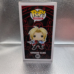 FUNKO Pop Vinyl Edward Fullmetal Alchemist Eleic #391 FRENLY BRICKS - Open 7 Days