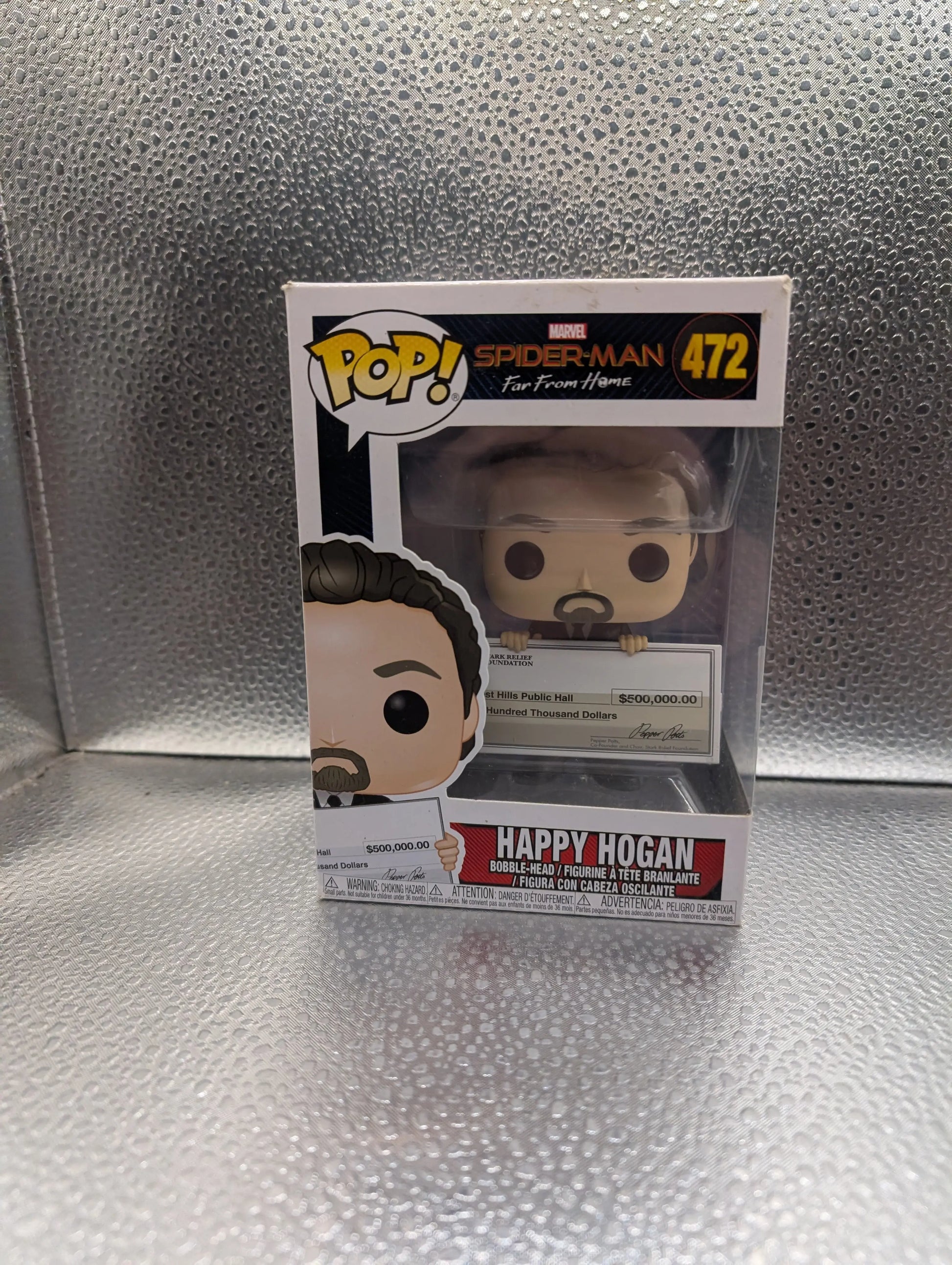 FUNKO Pop Vinyl Happy Hogan Marvel #307 FRENLY BRICKS - Open 7 Days