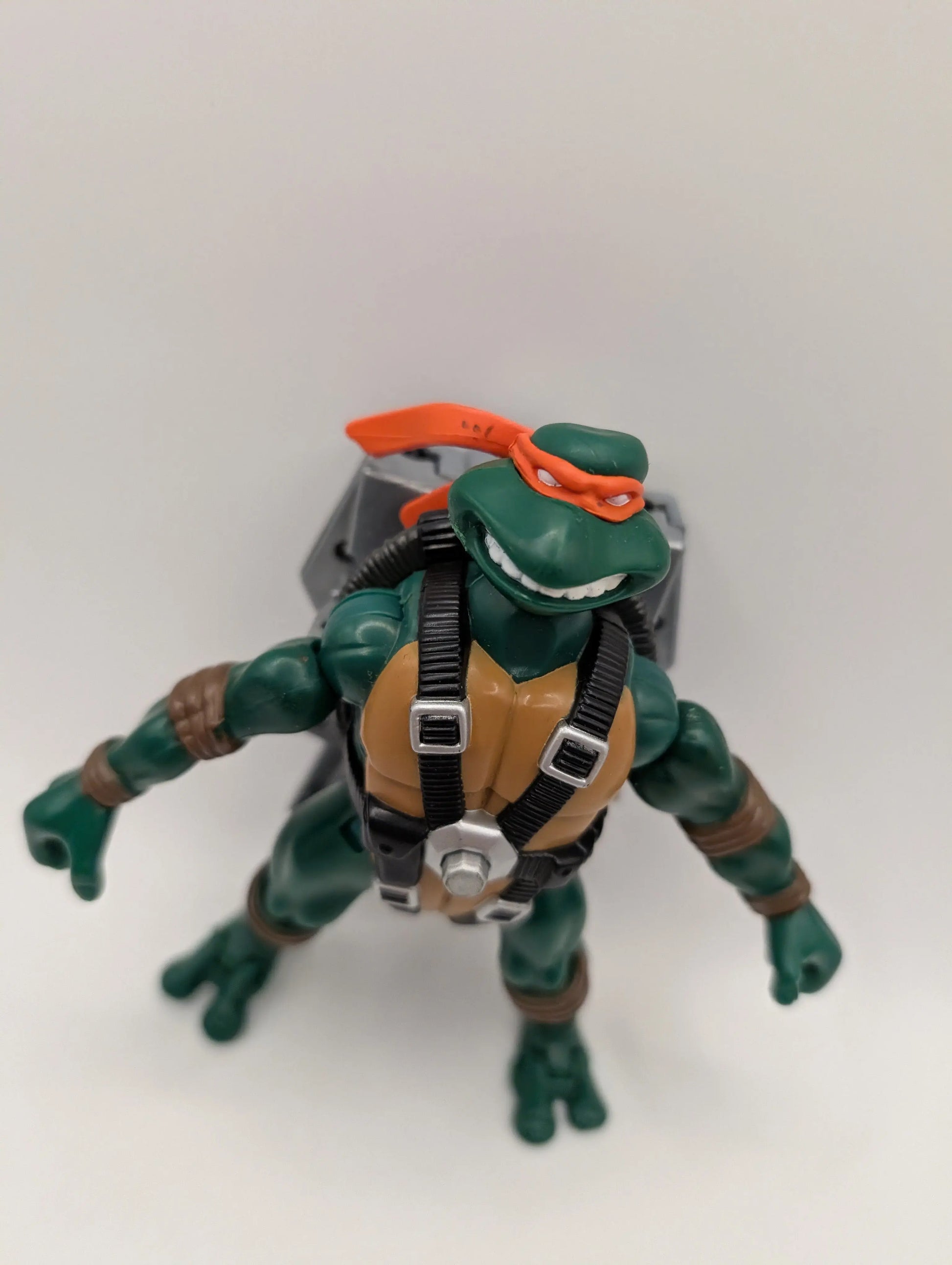 2004 TMNT Teenage Mutant Ninja Turtles AIR NINJA MICHELANGELO Figure loose FRENLY BRICKS - Open 7 Days