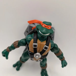 2004 TMNT Teenage Mutant Ninja Turtles AIR NINJA MICHELANGELO Figure loose FRENLY BRICKS - Open 7 Days