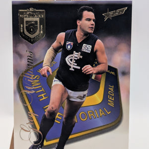1996 Select AFL Trading Card Series 1 Medal Card MC3 Greg Williams ( Norm Smith) FRENLY BRICKS - Open 7 Days