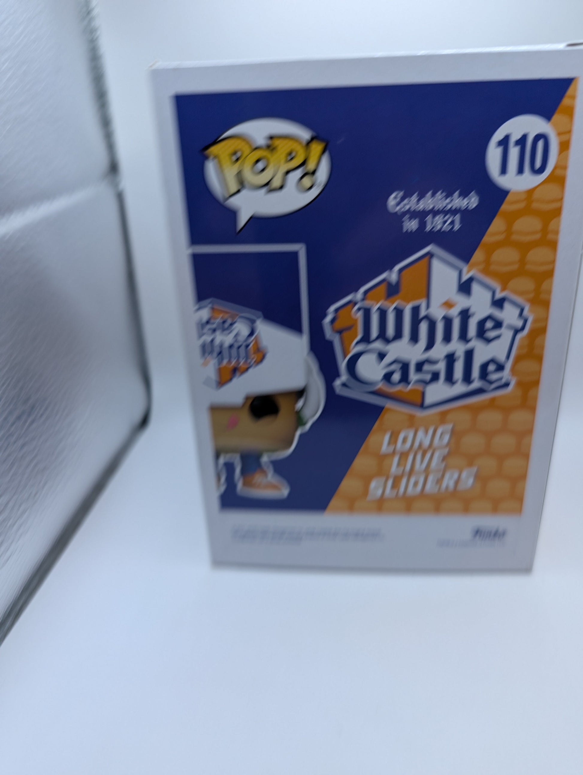 FUNKO POP WHITE CASTLE # 110 WHITE CASTLE SLIDER FRENLY BRICKS - Open 7 Days