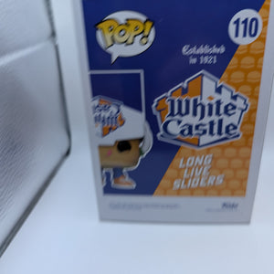 FUNKO POP WHITE CASTLE # 110 WHITE CASTLE SLIDER FRENLY BRICKS - Open 7 Days