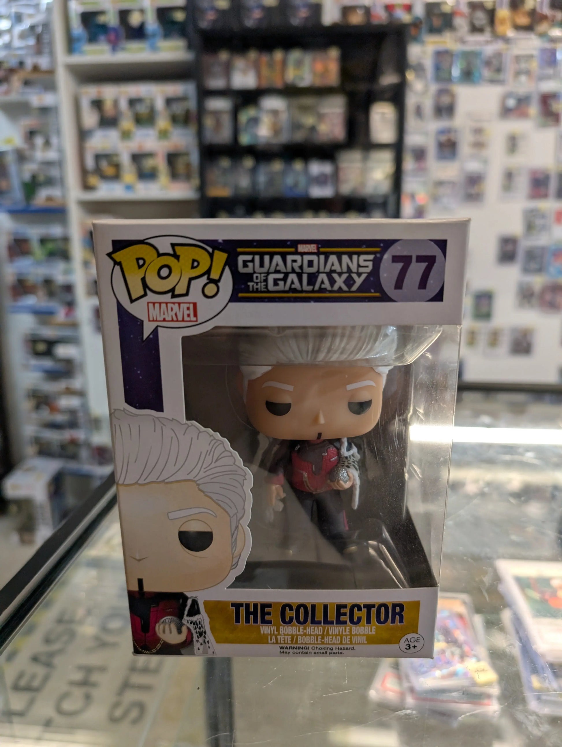 Funko Pop! MARVEL Guardians of the Galaxy THE COLLECTOR 77 Vinyl Bobblehead FRENLY BRICKS - Open 7 Days