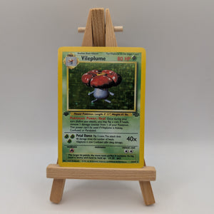 1999 Pokemon VILEPLUME Jungle Set 1ST EDITION HOLO Foil Rare Card 15/64 WotC EX FRENLY BRICKS - Open 7 Days