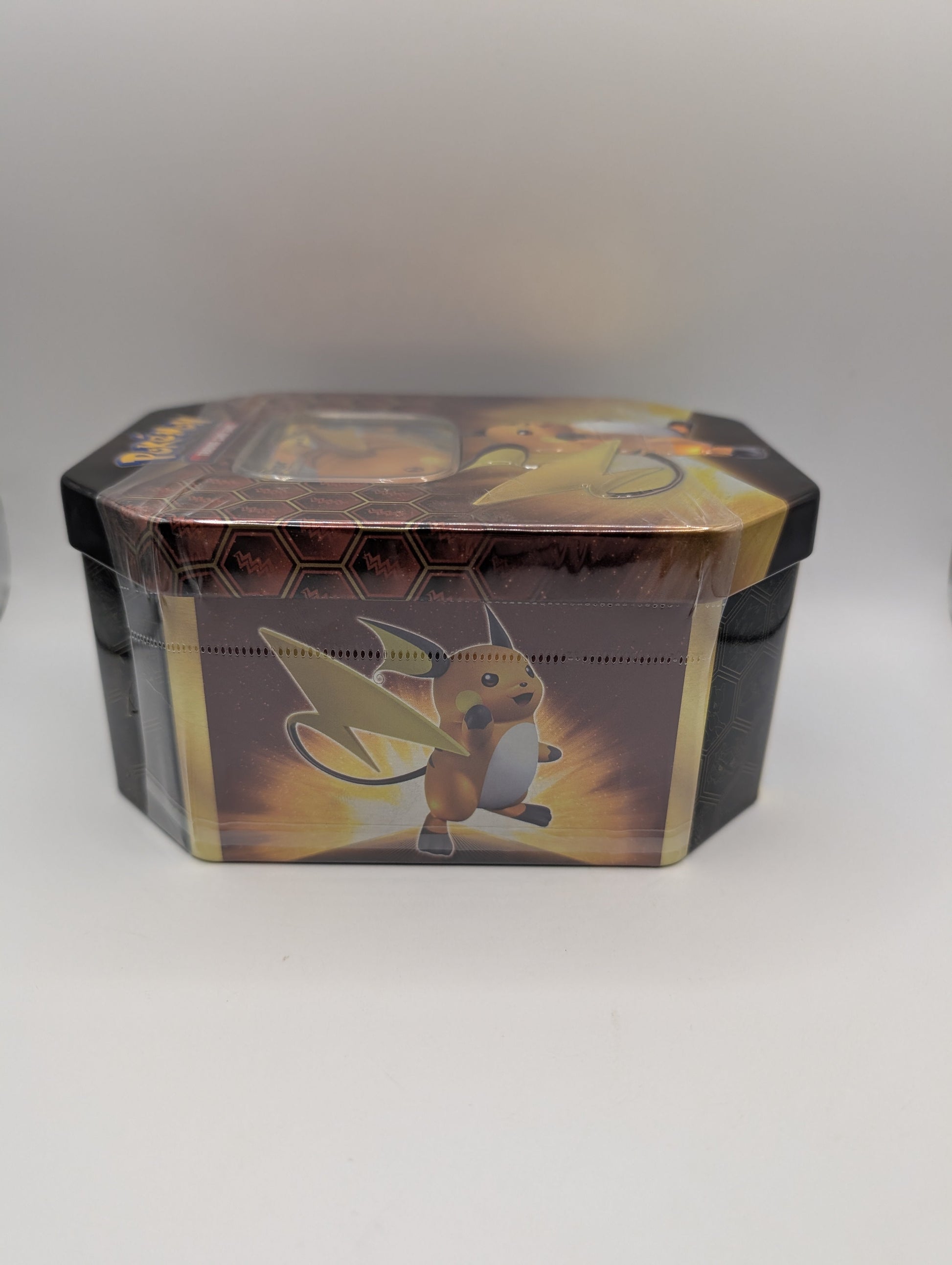 Pokemon TCG: Hidden Fates RAICHU-GX Collector's Tin Brand New & Sealed FRENLY BRICKS - Open 7 Days