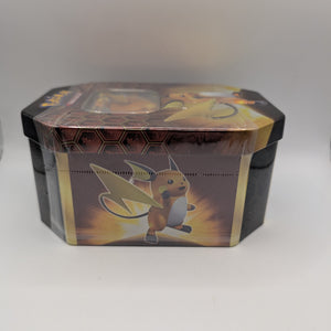 Pokemon TCG: Hidden Fates RAICHU-GX Collector's Tin Brand New & Sealed FRENLY BRICKS - Open 7 Days