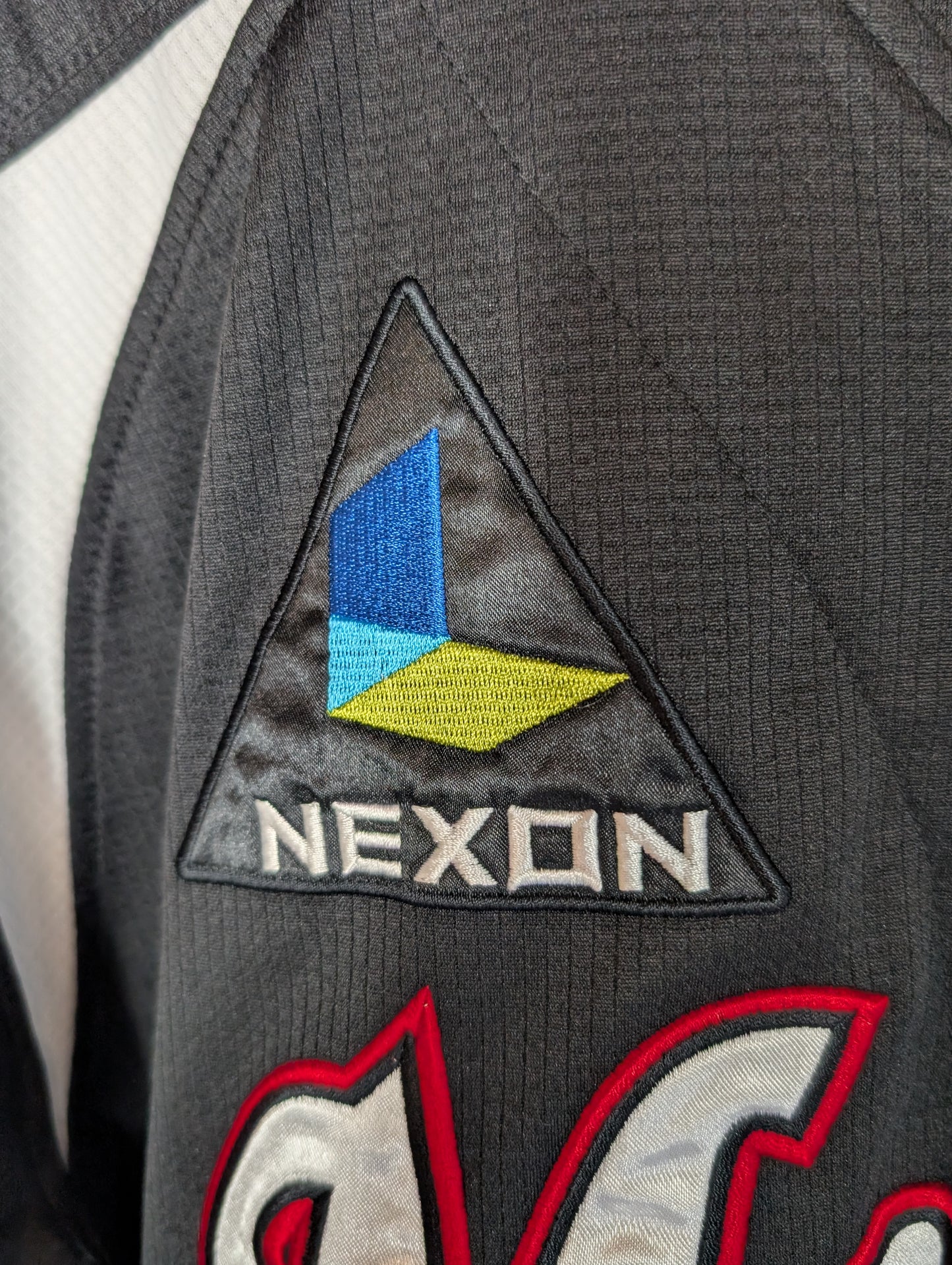 Nippon Baseball Chiba Lotte Marines Away Black/Red 2014-2016 XL Jersey