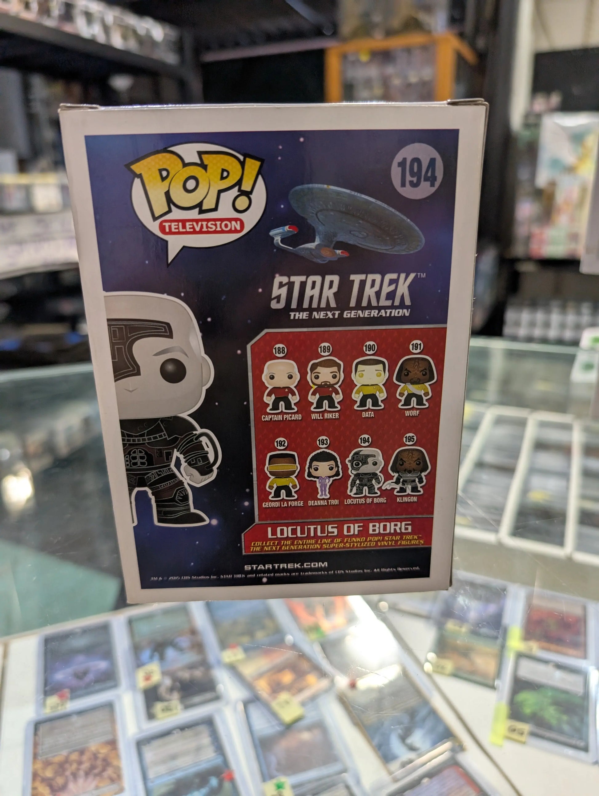 Locutus of Borg 194 ~ Star Trek: The Next Generation ~ Funko Pop Vinyl FRENLY BRICKS - Open 7 Days