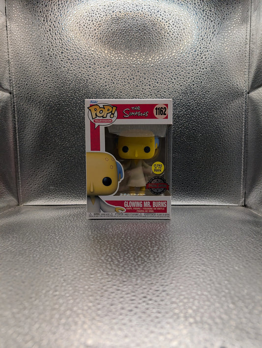 FUNKO Pop Vinyl glowing MR. Burns The Simpsons #1162 FRENLY BRICKS - Open 7 Days