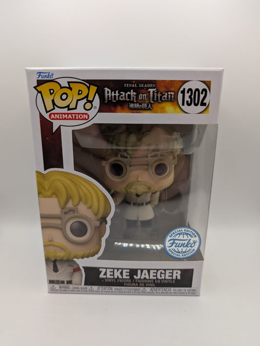 Animation Funko Pop - Zeke Jaeger - Attack on Titan - No. 1302 FRENLY BRICKS - Open 7 Days