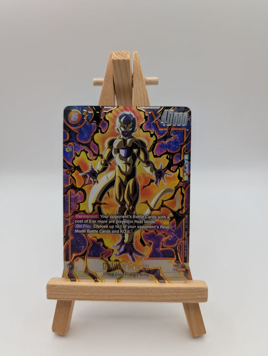 Golden Frieza SCR* FB02-140 Secret Rare Alt Art DBS Fusion World - Blazing Aura FRENLY BRICKS - Open 7 Days