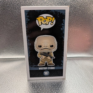FUNKO Pop Vinyl Weeteef Cyubee Star Wars #187 FRENLY BRICKS - Open 7 Days