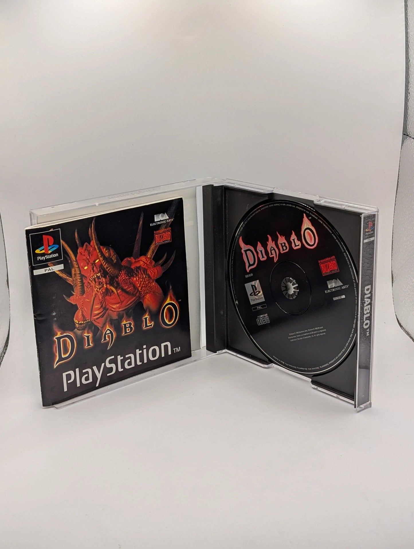 Diablo (Sony PlayStation PS1, 1998) Disc INC case, manual. FRENLY BRICKS - Open 7 Days