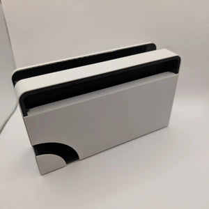 Nintendo Switch OLED MODEL Handheld Complete OOB W/ Charger, Base, 2 Games Lego Movie & Fast Furious FRENLY BRICKS - Open 7 Days