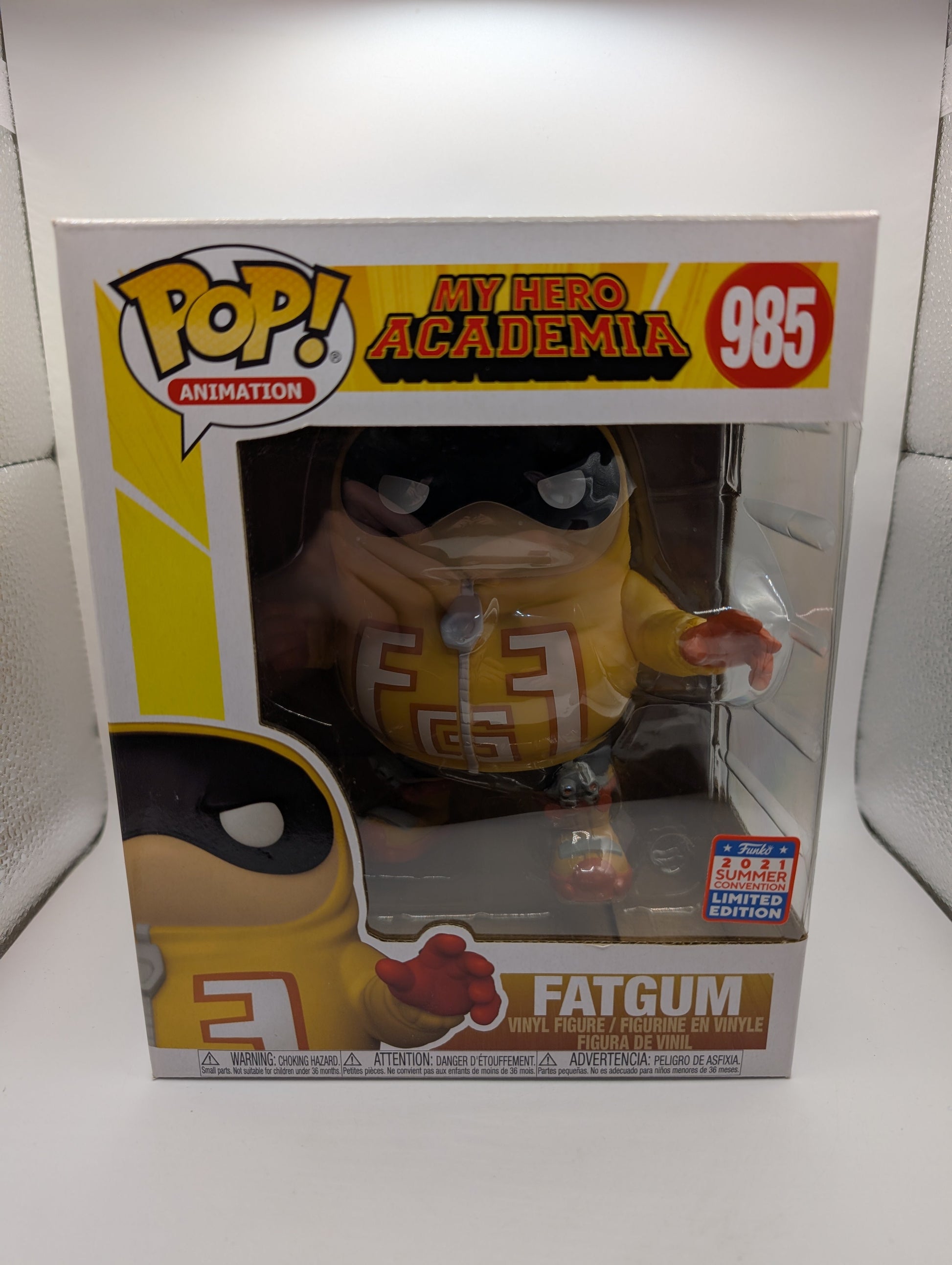 FATGUM My Hero Academia Funko Pop Vinyl 6in 6" SDCC 2021 LIMITED EDITION #985 FRENLY BRICKS - Open 7 Days