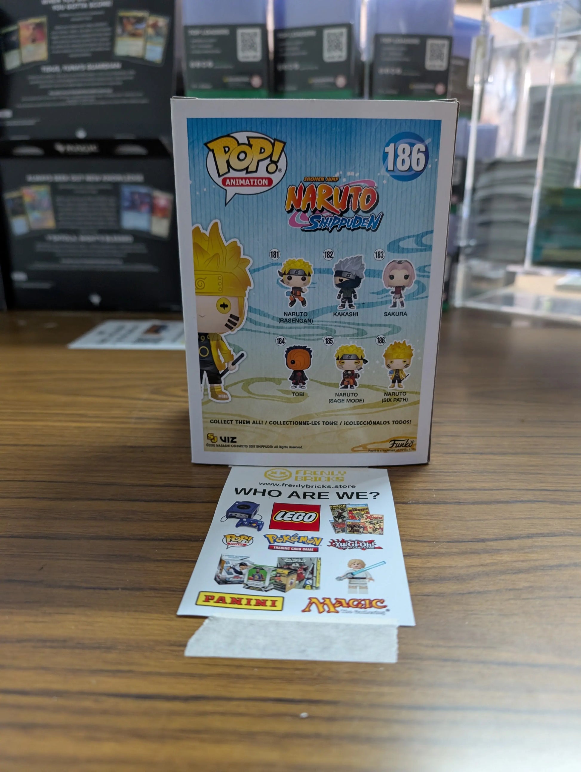 FUNKO Pop Vinyl Naruto (Six Path) #186 FRENLY BRICKS - Open 7 Days