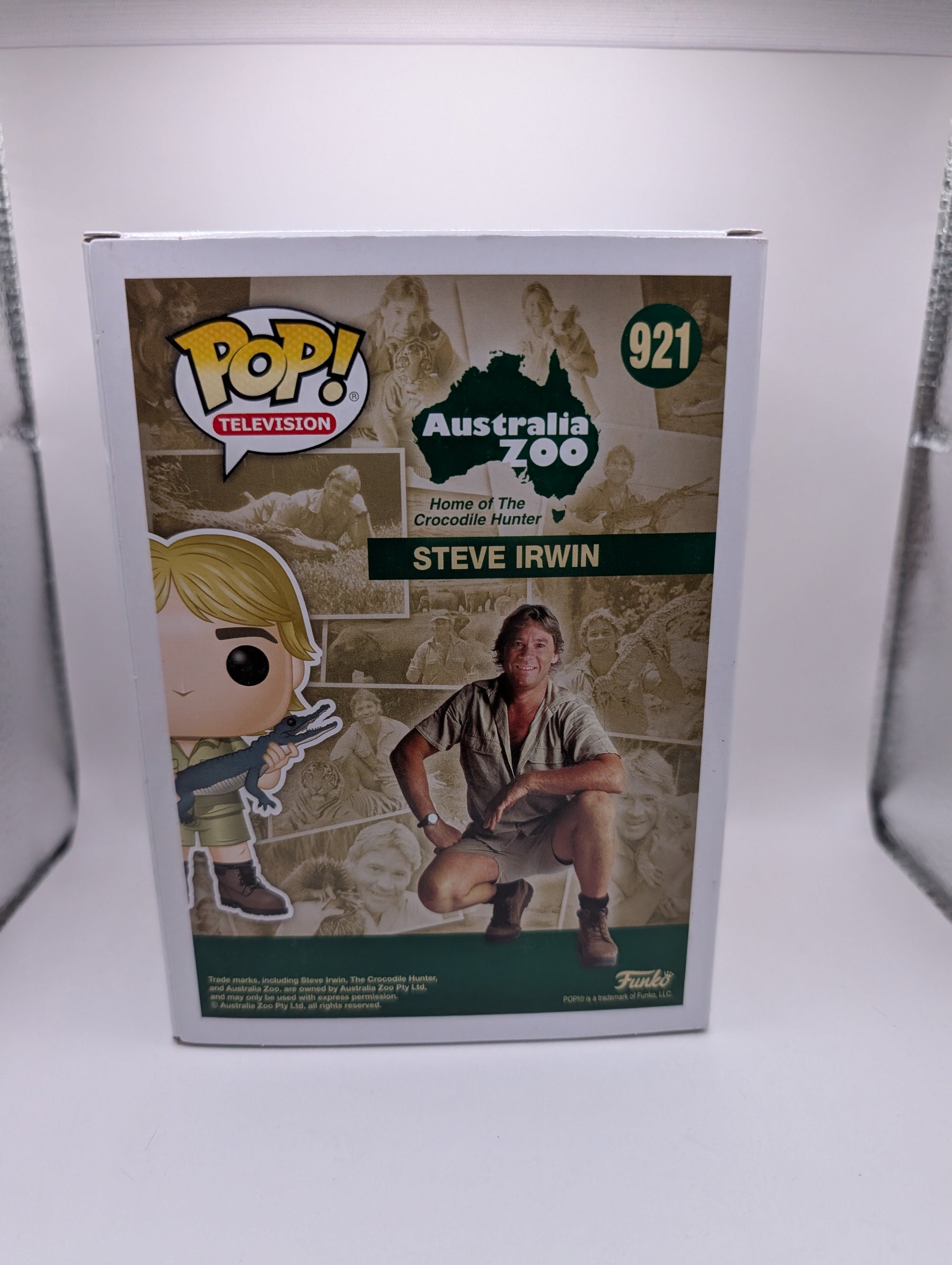 The Crocodile Hunter - Steve Irwin Pop! Vinyl Figure #921 FRENLY BRICKS - Open 7 Days