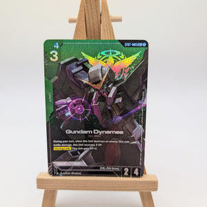 Gundam Card Game - Gundam Dynames  ST07-005 LR+ English FRENLY BRICKS - Open 7 Days