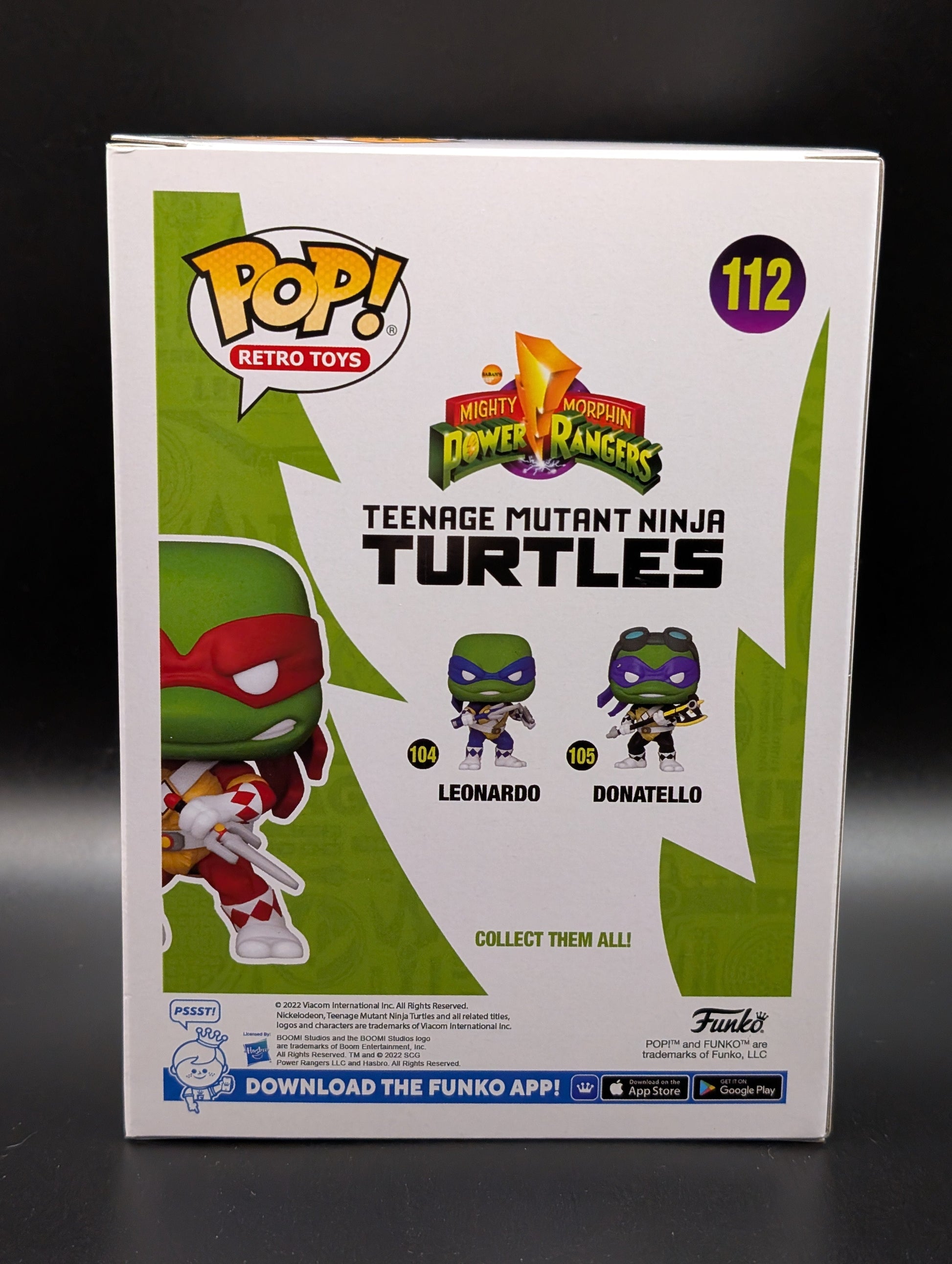 Funko POP! Tv Teenage Mutant Ninja Turtles x Power Rangers #112 Raphael Summer Convention Limited Edition FRENLY BRICKS - Open 7 Days