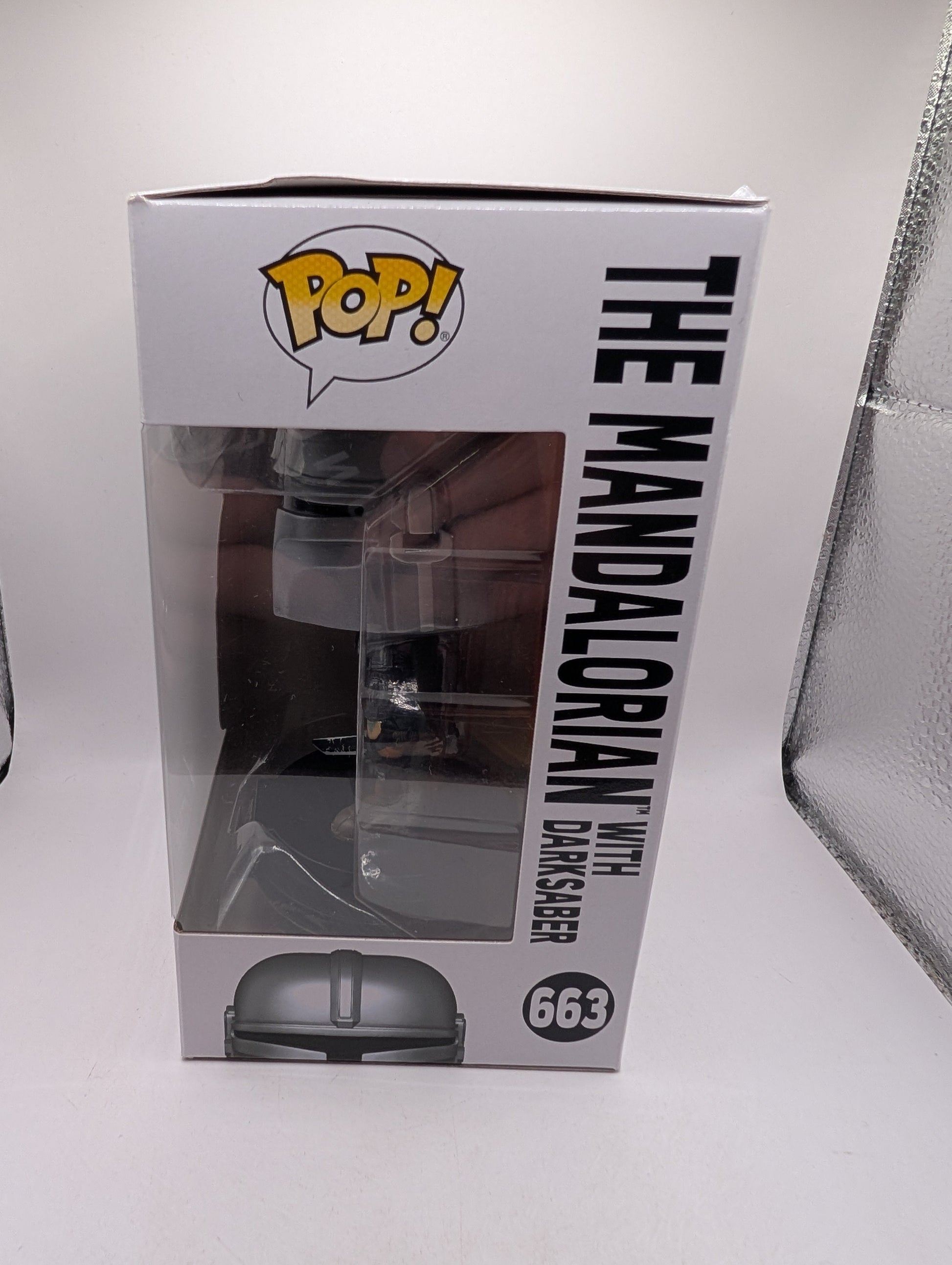 Funko Pop! Star Wars The Mandalorian with Darksaber #663 FRENLY BRICKS - Open 7 Days