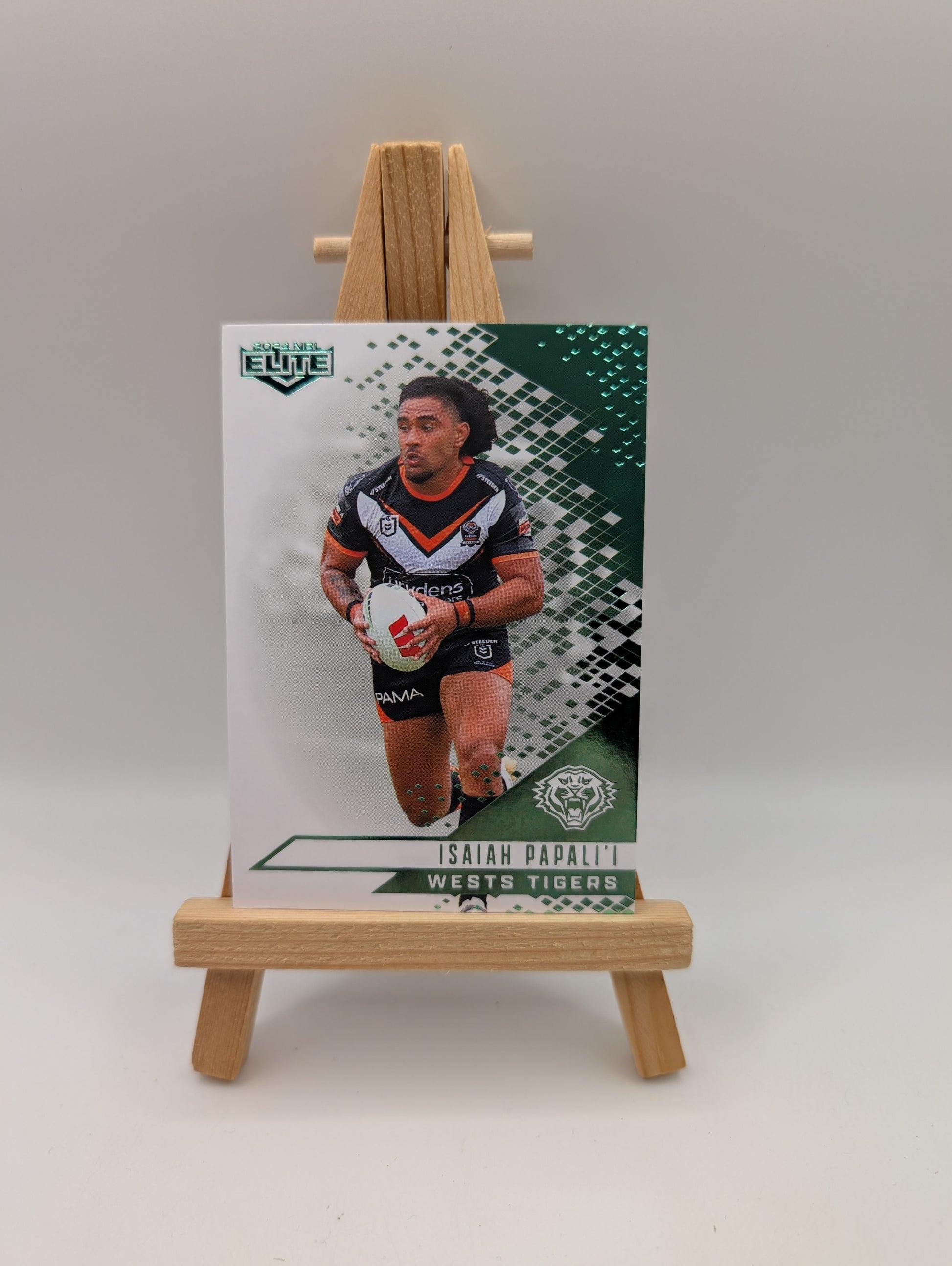 2024 NRL Elite MR150 Isaiah Papali’i Tigers /10 Emerald FRENLY BRICKS - Open 7 Days
