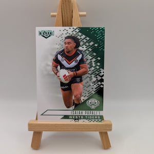 2024 NRL Elite MR150 Isaiah Papali’i Tigers /10 Emerald FRENLY BRICKS - Open 7 Days
