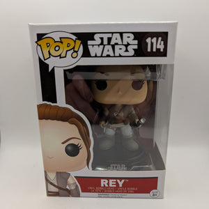 Funko Pop Vinyl Star Wars Rey #114 The Force Awakens FRENLY BRICKS - Open 7 Days