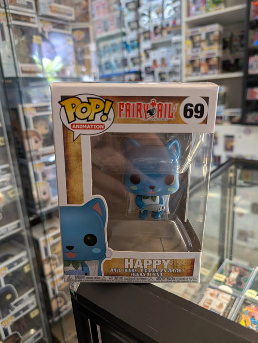 Funko Pop ANIME FAIRYTAIL HAPPY Vinyl Figure #69 FRENLY BRICKS - Open 7 Days