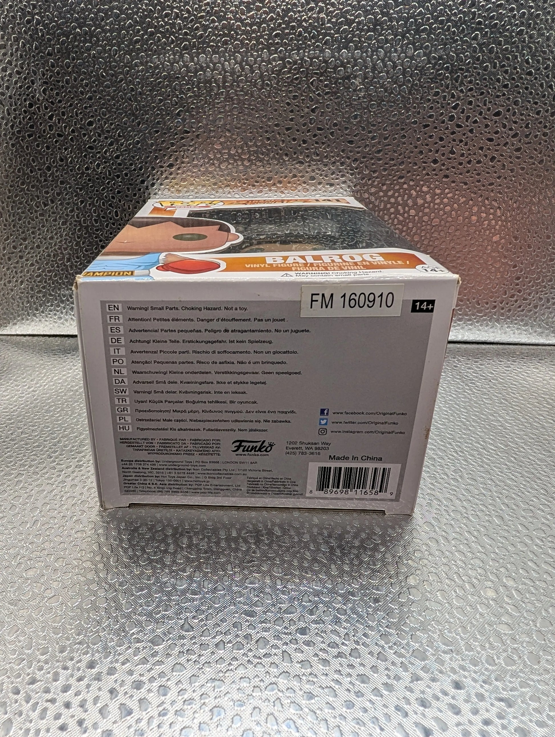 FUNKO Pop Vinyl Balrog #141 FRENLY BRICKS - Open 7 Days