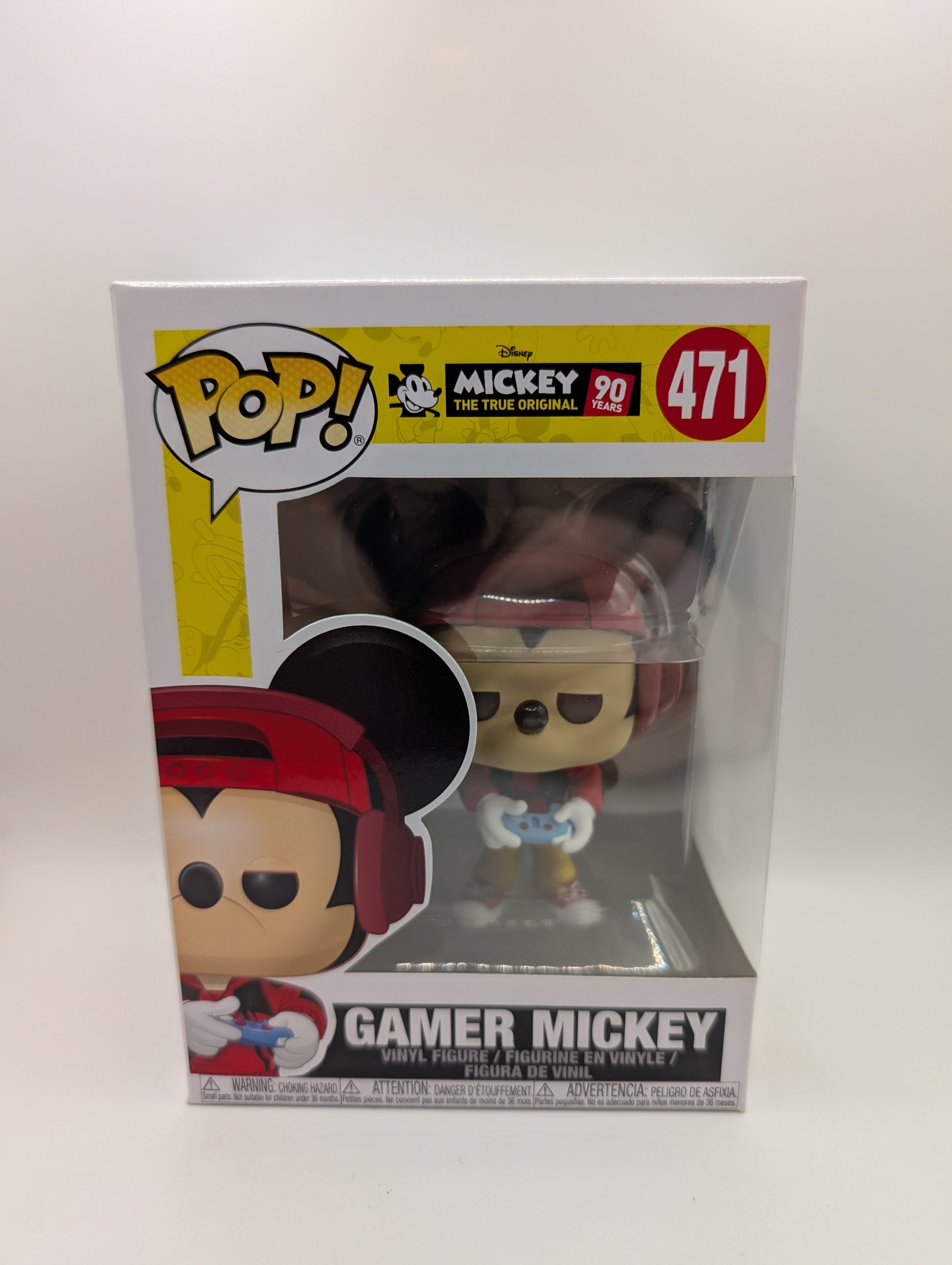Gamer Mickey 471 ~ Disney: Mickey The True Original ~ 90 Years ~ Funko Pop Vinyl