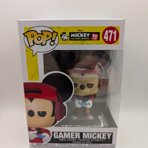 Gamer Mickey 471 ~ Disney: Mickey The True Original ~ 90 Years ~ Funko Pop Vinyl