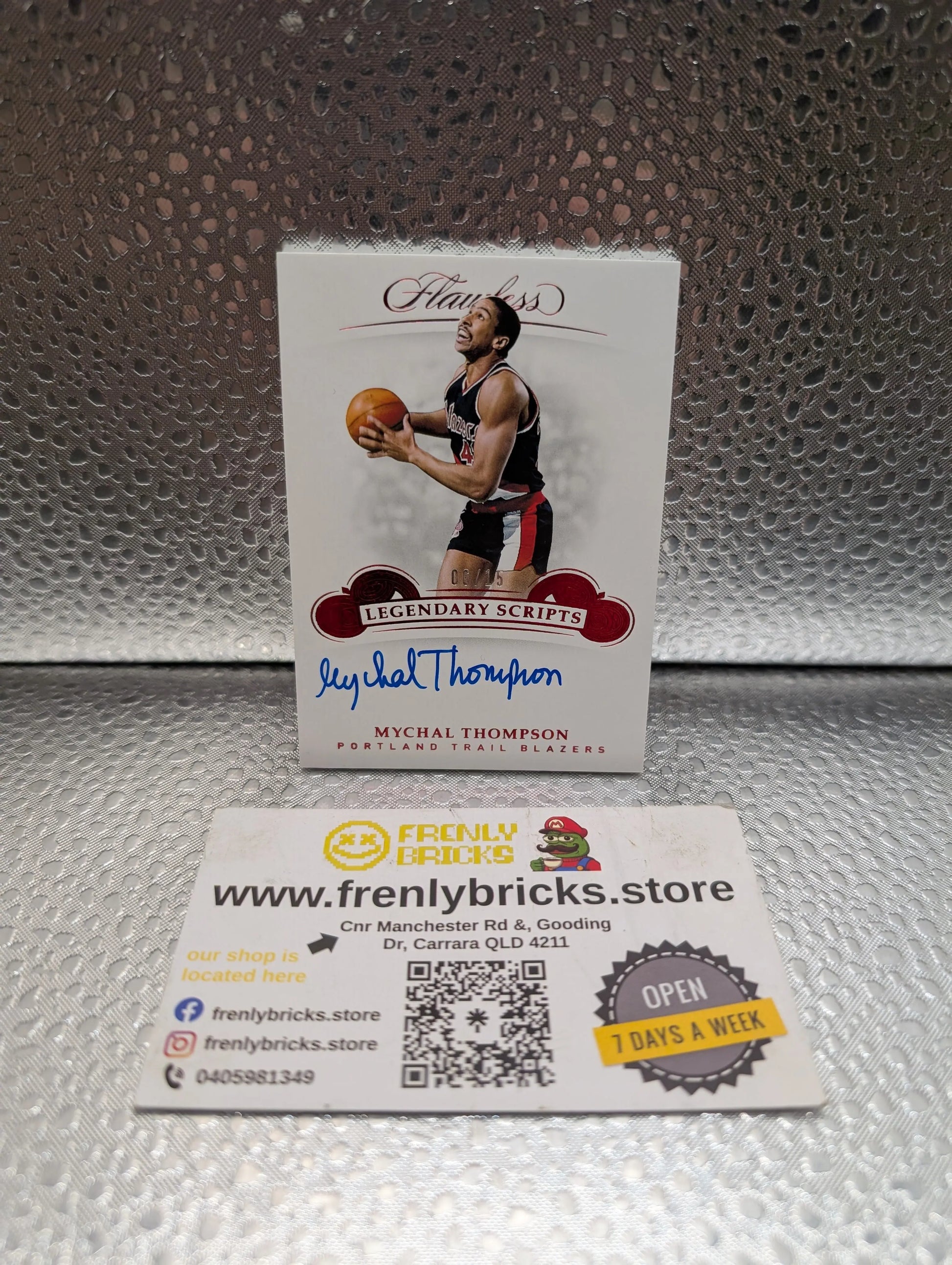 2018-19 Panini Flawless Mychal Thompson Auto /15 Legendary Scripts FRENLY BRICKS - Open 7 Days