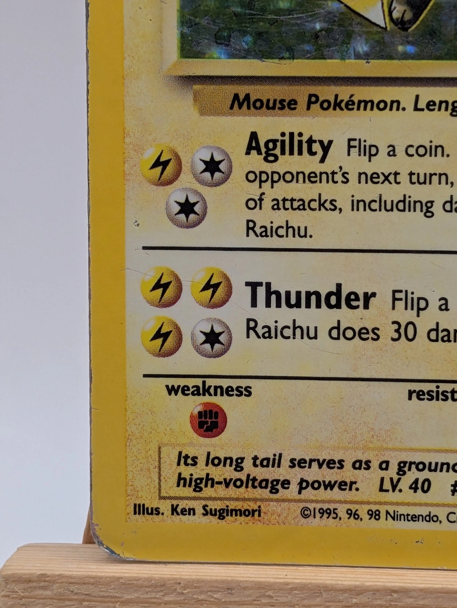 Raichu 14/102 Holo Rare Base Set - Pokemon Card WOTC HP FRENLY BRICKS - Open 7 Days image 6