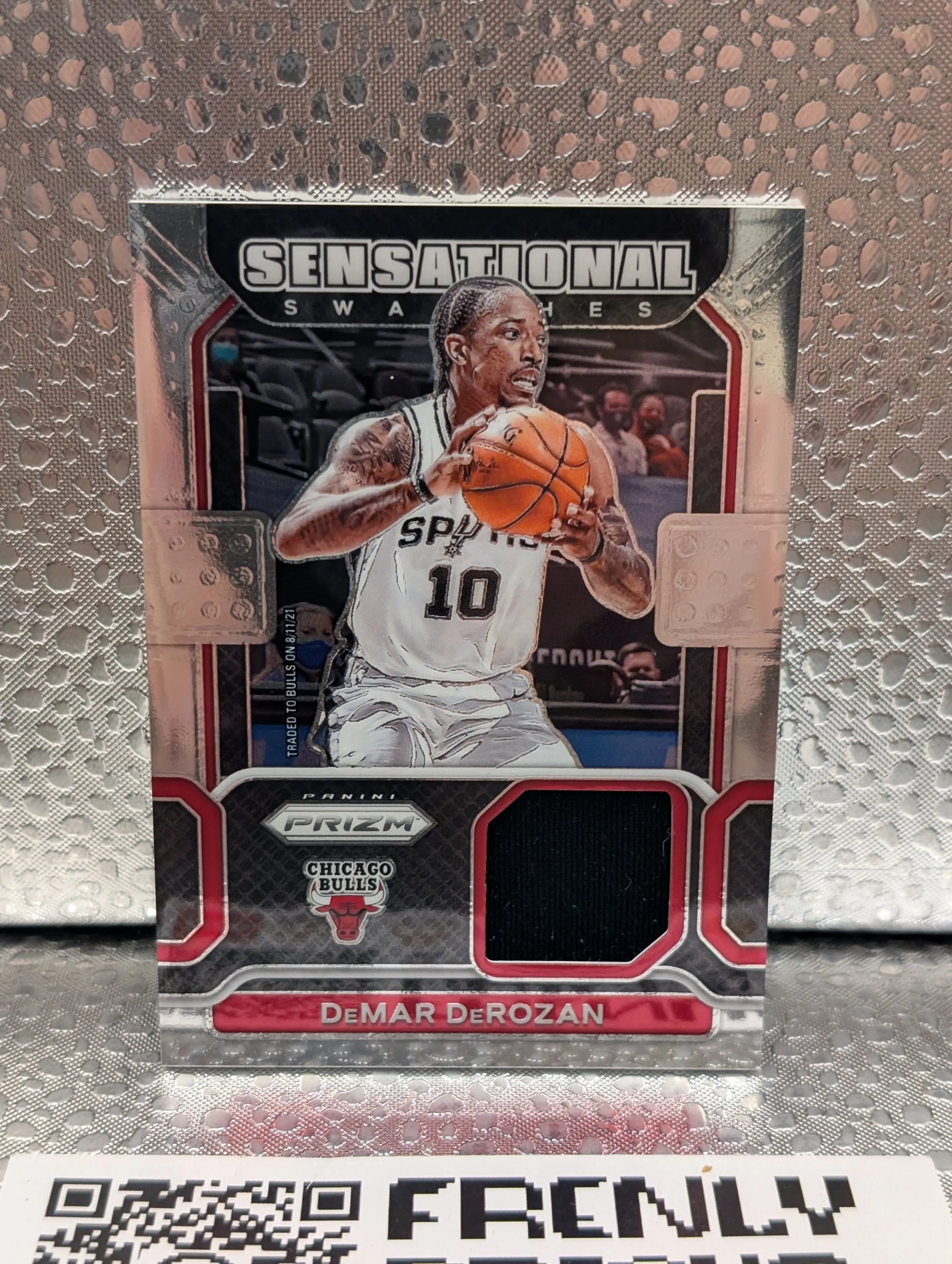 2021-22 Panini Prizm Sensational Swatches DeMar DeRozan #SW-DMD FRENLY BRICKS - Open 7 Days