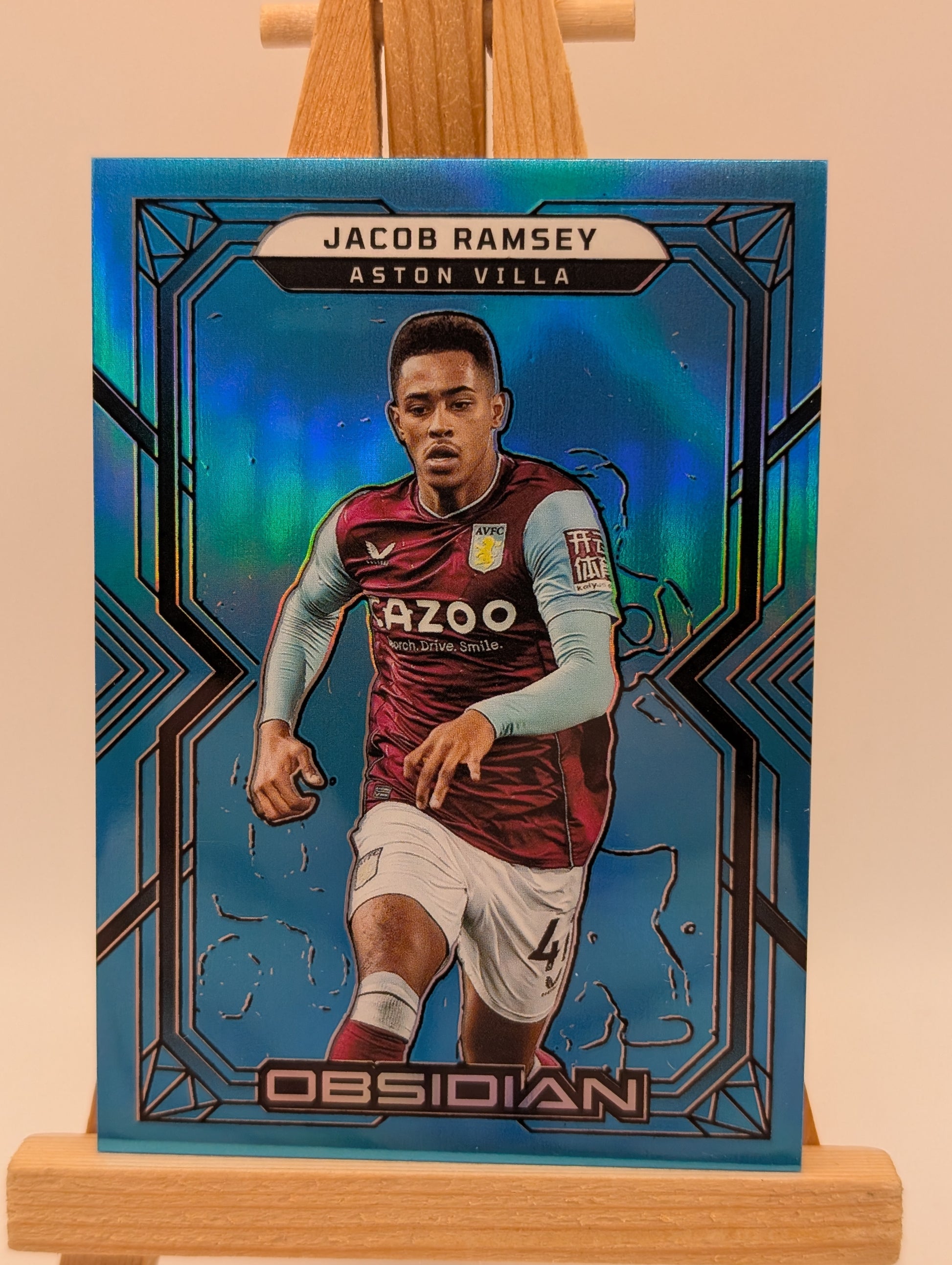 2021-22 Obsidian Electric Etch Neon Blue Flood 11/12 Jacob Ramsey Rookie RC 16gj