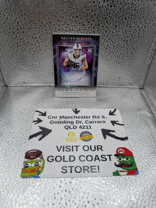 2023 Panini Origins Football Dalton Kincaid Rookie On Card AUTO RC Bills #RADKI FRENLY BRICKS - Open 7 Days